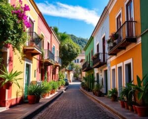 Antigua: charmante steegjes en kleurrijke huizen