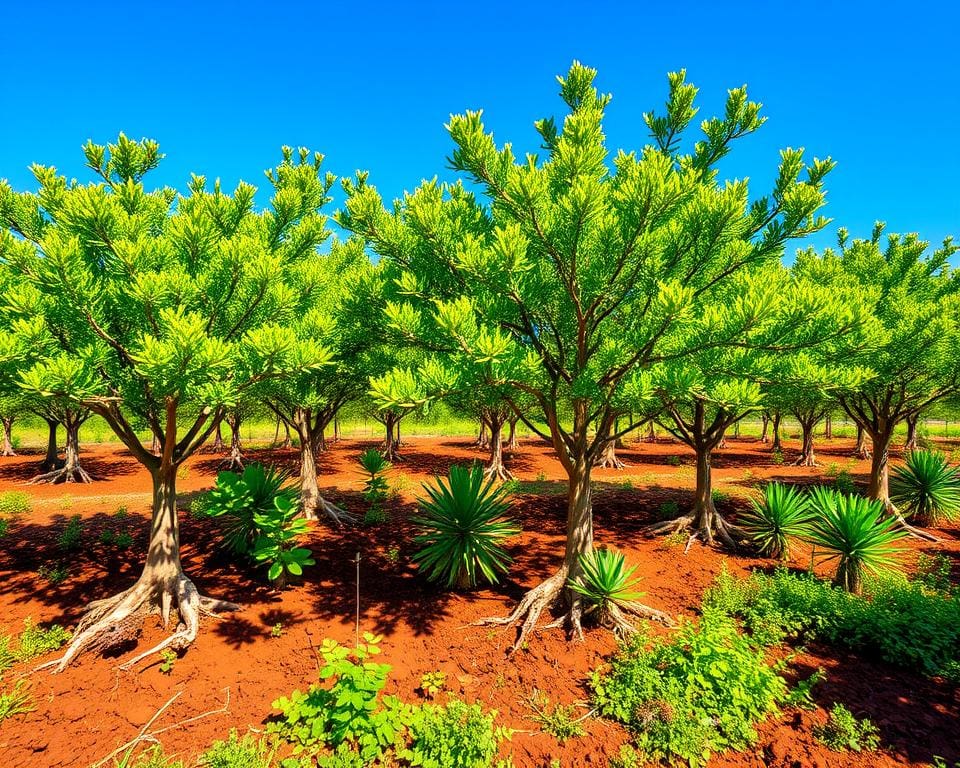 Bomen die goed gedijen in kleigrond