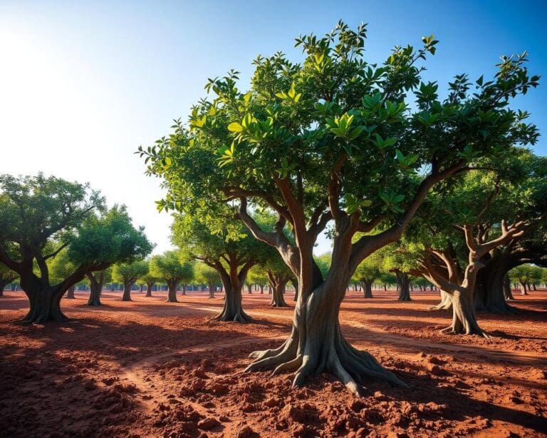 Bomen die het goed doen in kleigrond