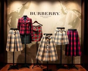 Burberry rokken: Tijdloos met een moderne twist
