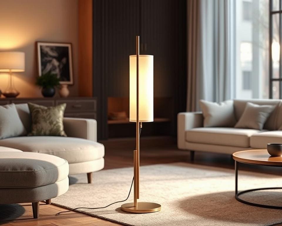 Design vloerlamp met dimfunctie