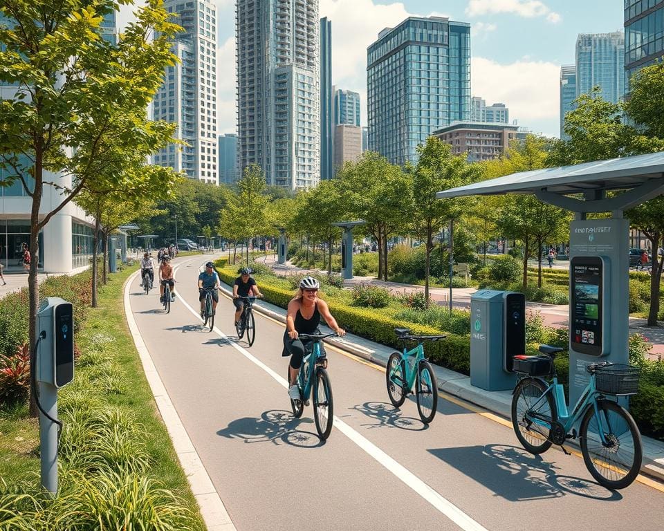 Duurzame mobiliteit met slimme fietsen