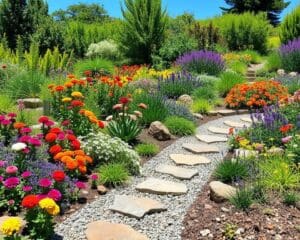 Een onderhoudsarme tuin vol bloemen maken