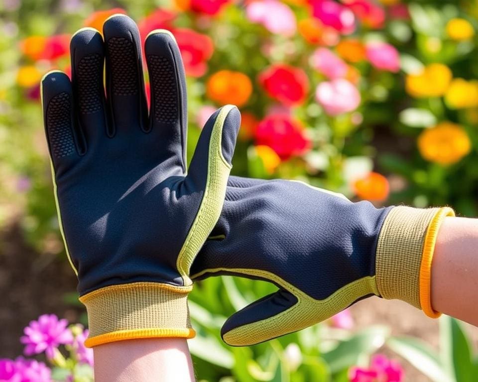 Ergonomische tuinhandschoenen met grip voor comfortabel tuinieren