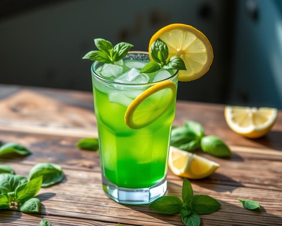 Gin Basil Smash: Frisheid met een groene touch