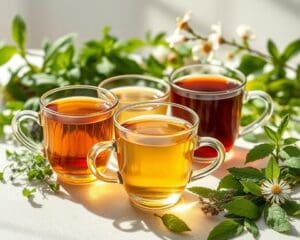 Herbal thee: smaken die gezondheid ondersteunen