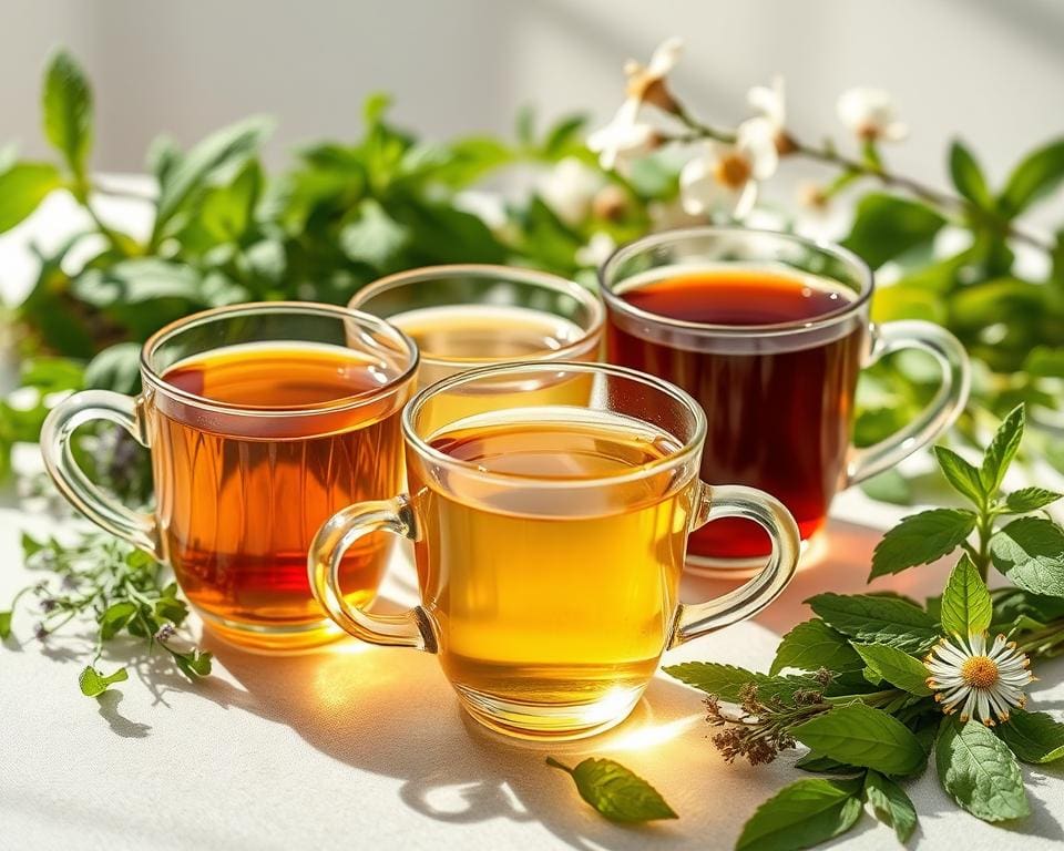 Herbal thee: smaken die gezondheid ondersteunen