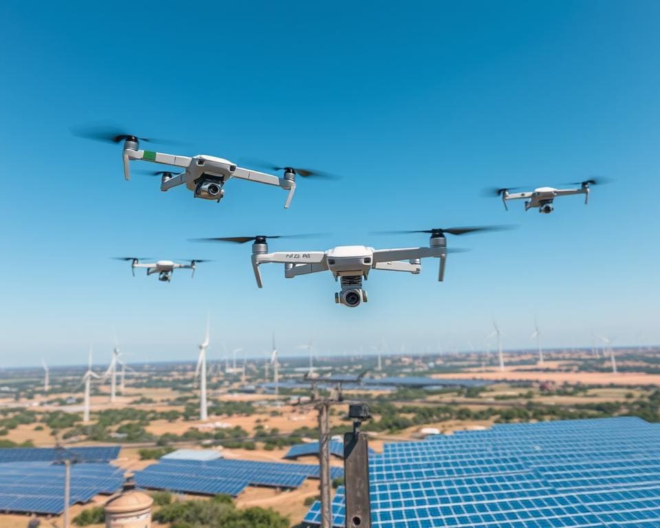 Hoe werken drones in inspecties van energie-infrastructuur?