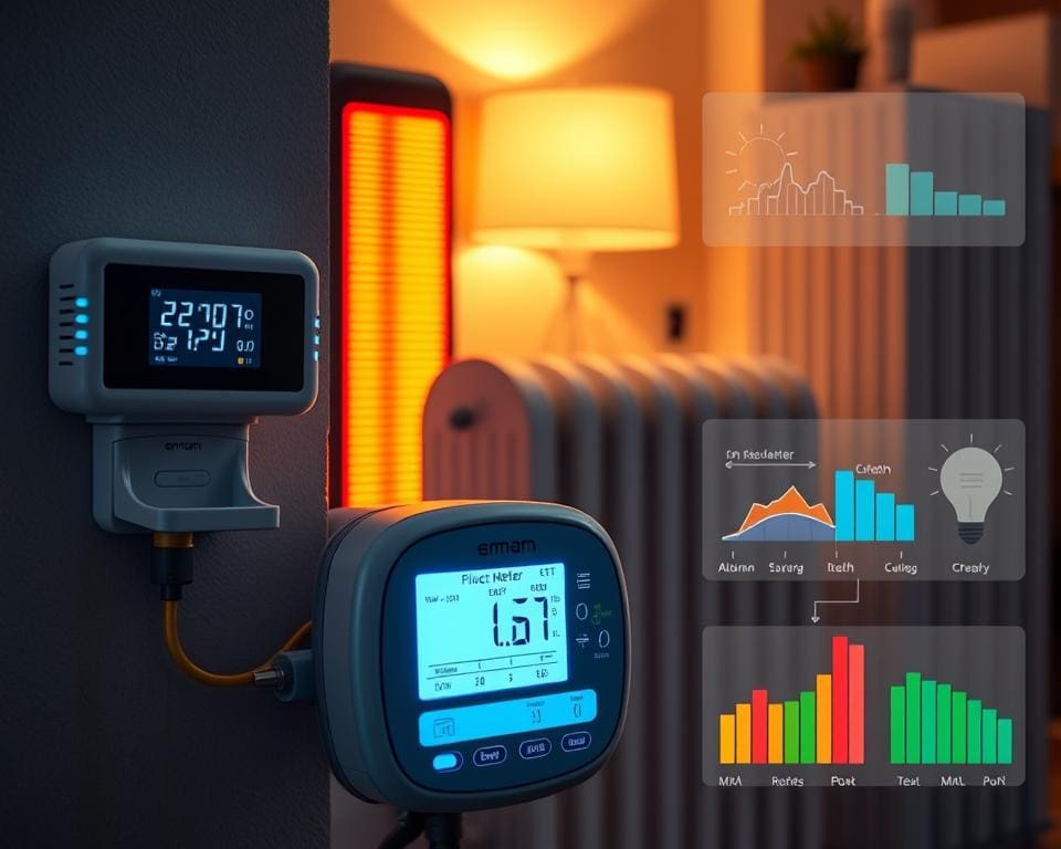 Hoe werkt een slimme energiemeter met elektrische kachels?