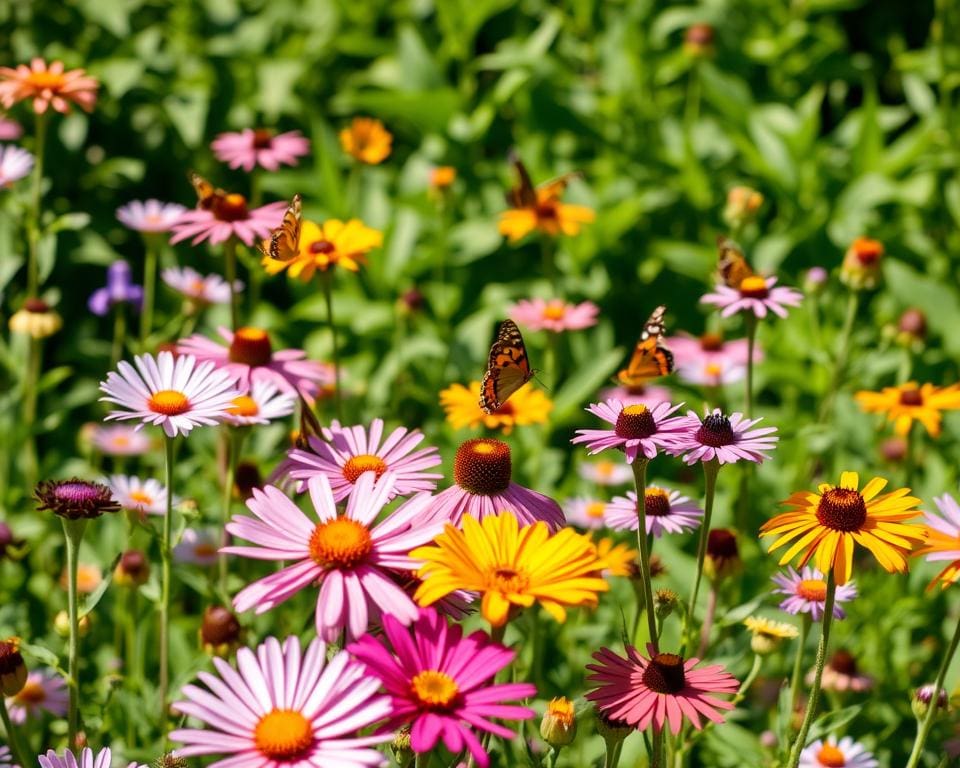 Inheemse bloemen voor vlinders