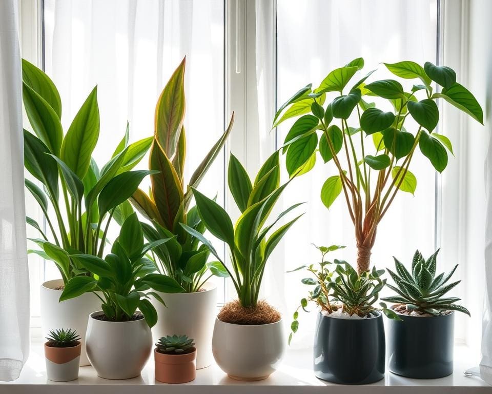 Onderhoudsvriendelijke planten voor een druk schema