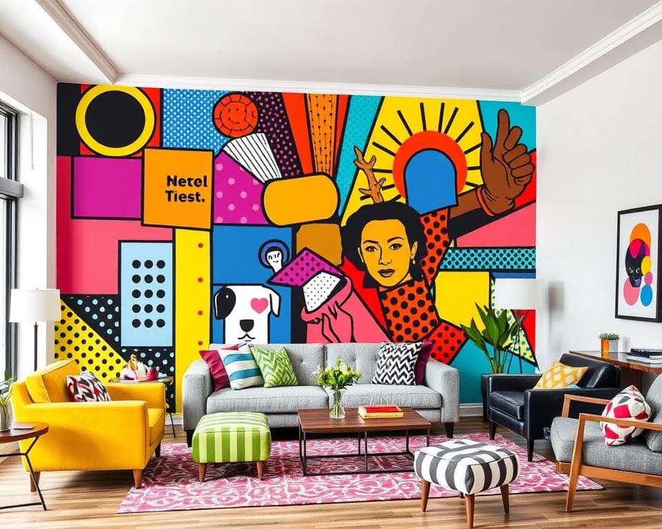 Popart aan de muur: breng kleur in je ruimte