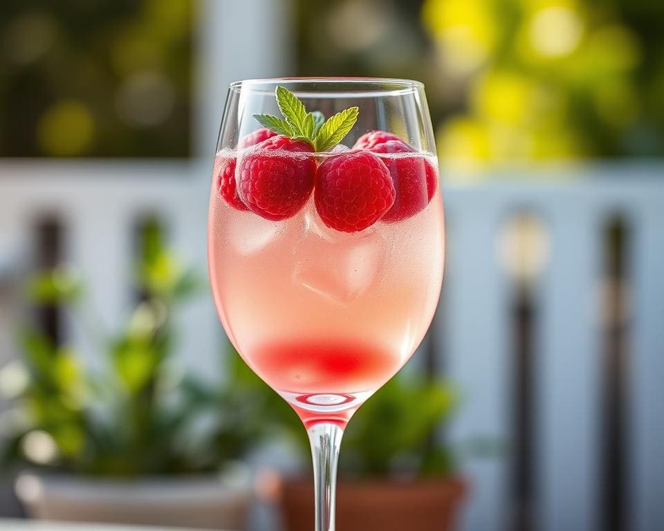 Raspberry Bellini: Prosecco met een fruitige twist