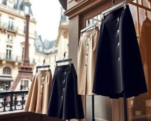 Saint Laurent rokken: Voor een Parijse uitstraling