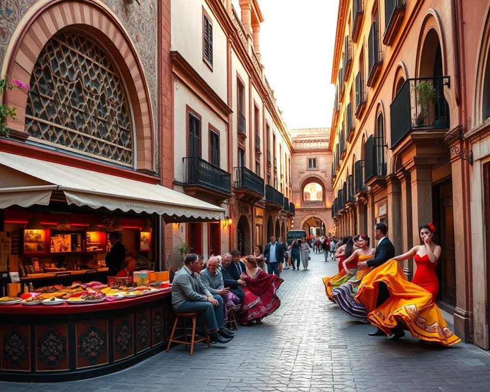 Sevilla: tapas, flamenco en Moorse architectuur