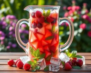 Sparkling Berry Punch: Sprankelend rood fruit