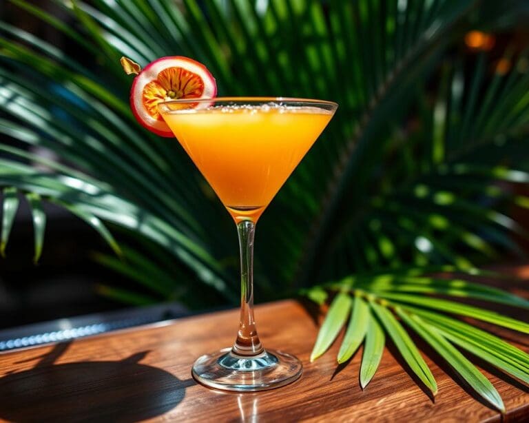 Tropische Passion Fruit Martini