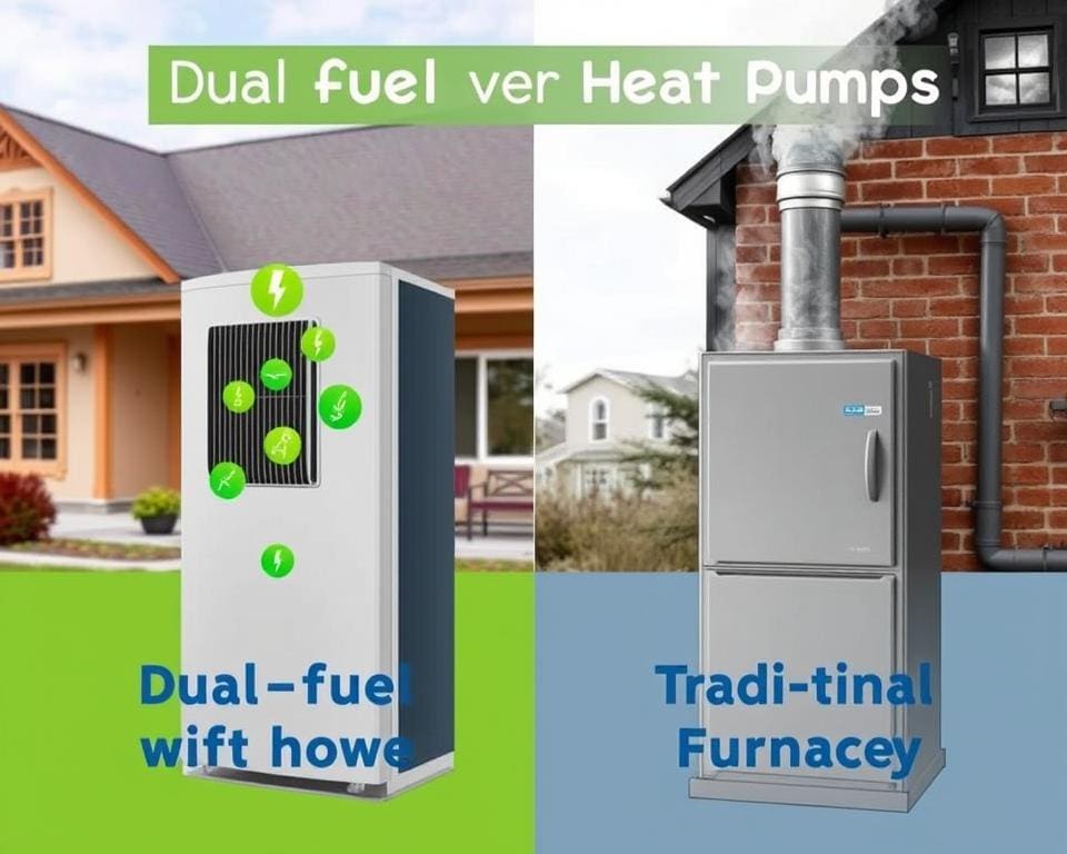 Vergelijking dual-fuel met traditionele verwarmingssystemen