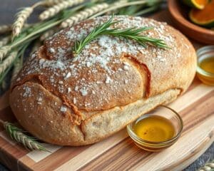 Volkorenbrood met rozemarijn en zeezout