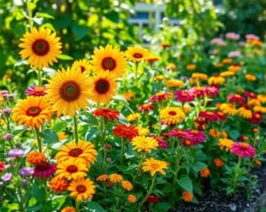 Welke bloemen zijn ideaal voor een moestuinrand?