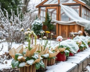 Zo bescherm je je planten tegen vorst in de winter