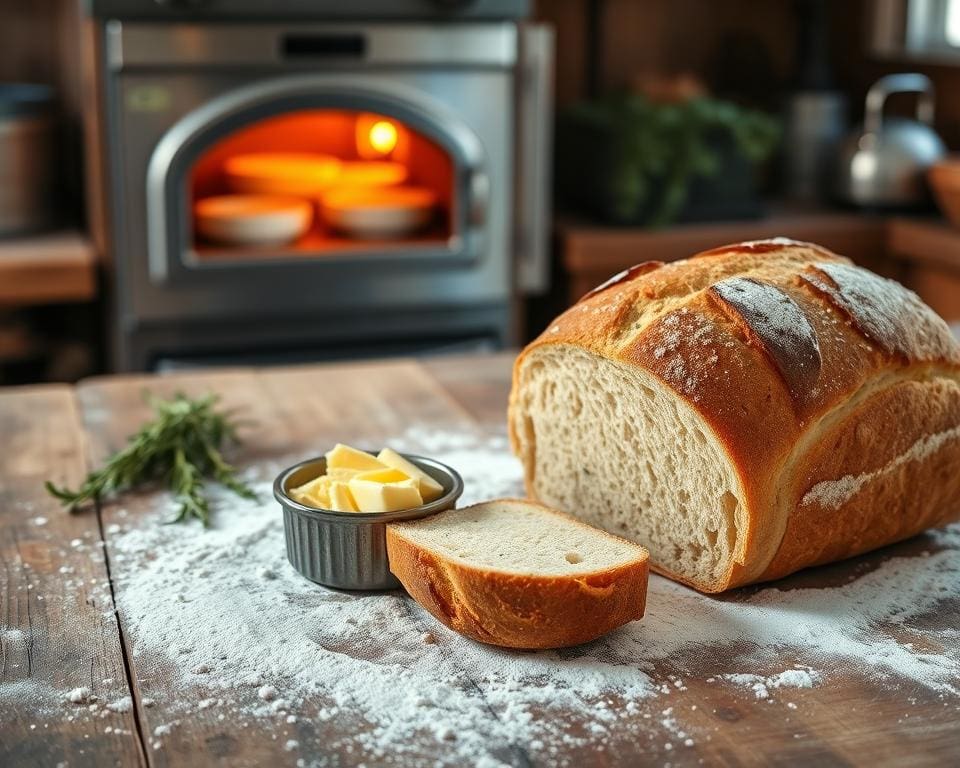 bakken van zuurdesembrood