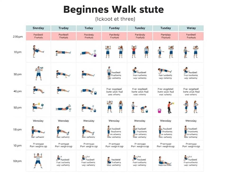 beginners workout schema