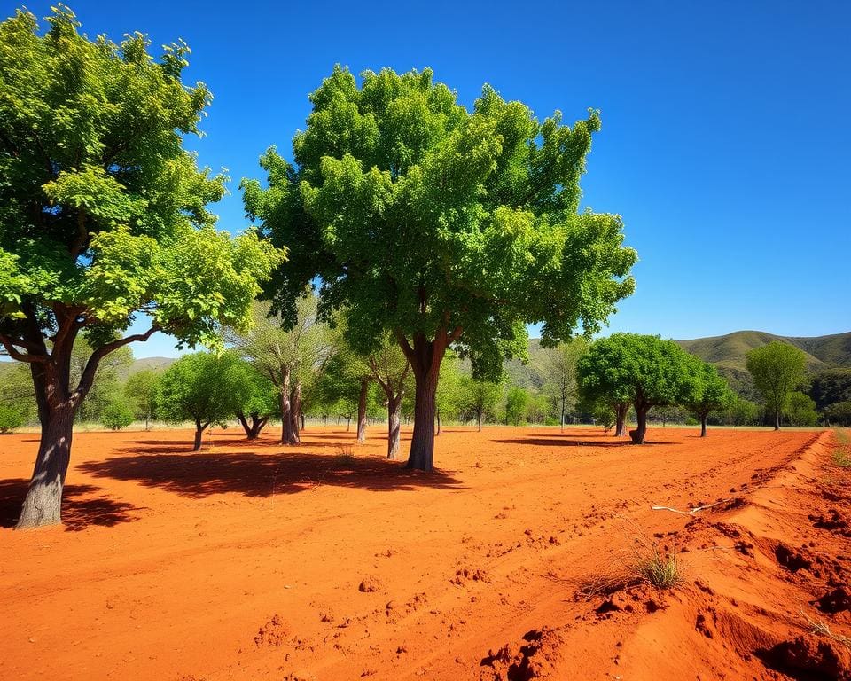 bomen die goed gedijen in kleigrond