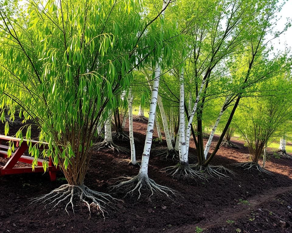 bomen die het goed doen in kleigrond