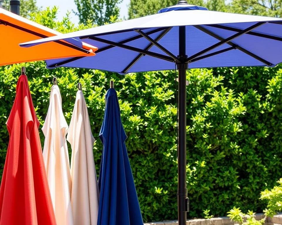 materialen voor parasols