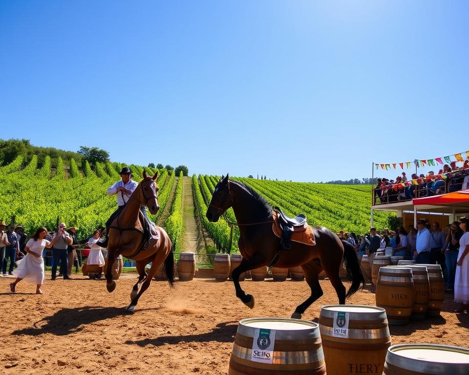 paardenshows en sherry in Jerez