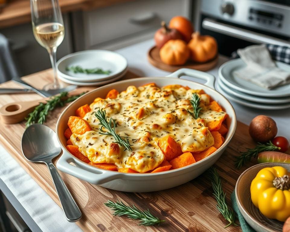 serveerideeën voor zoete aardappelgratin