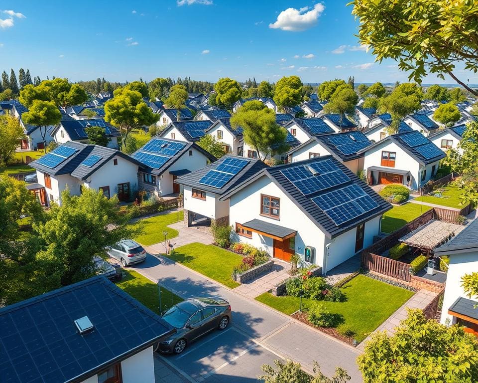 slimme huizen energiebesparing gemeenschappelijke voorzieningen