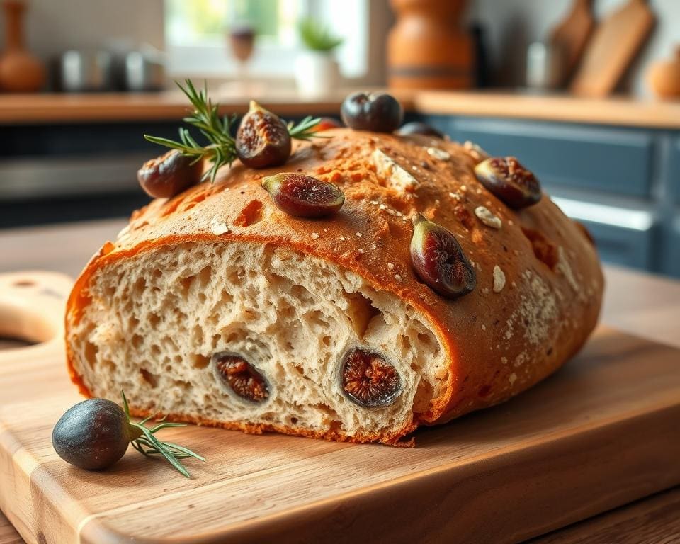 speltbrood met gedroogde vijgen