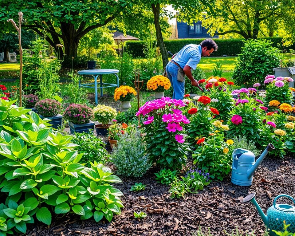 vaste planten onderhoud