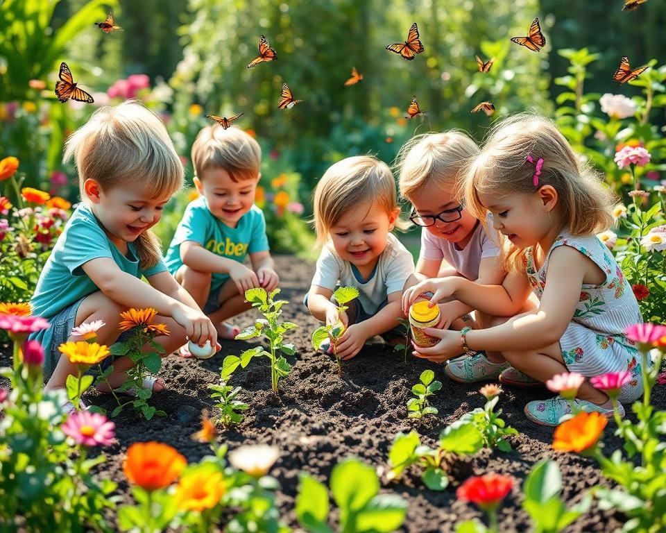 voordelen van tuinieren voor kinderen