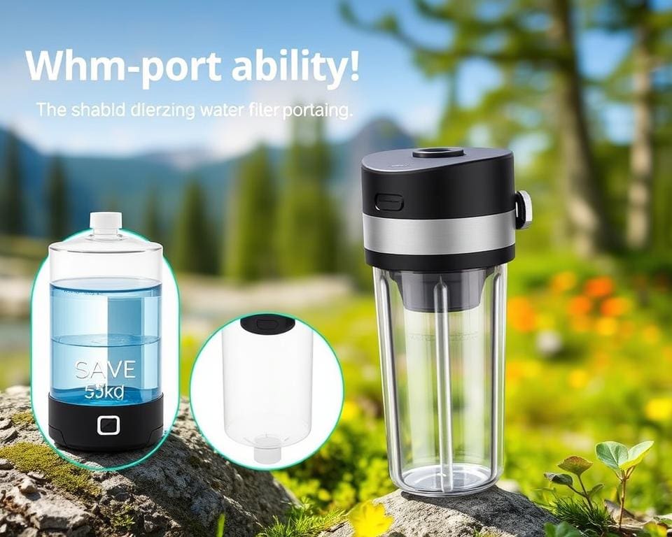 Compacte waterfilters: draagbare zuiveringsoplossingen