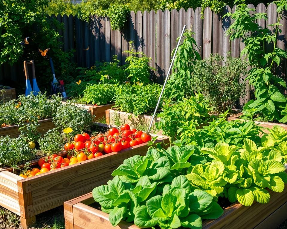 Een moestuin opstarten in de achtertuin