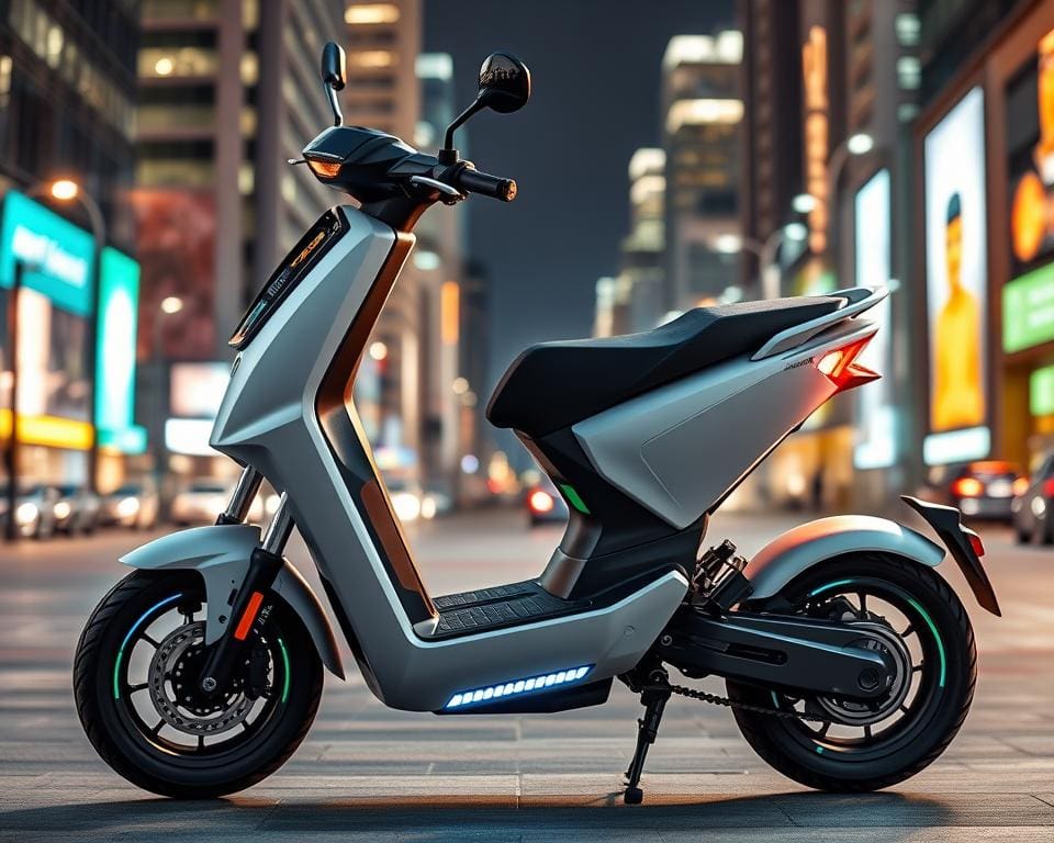 Elektrische scooters met innovatieve functies