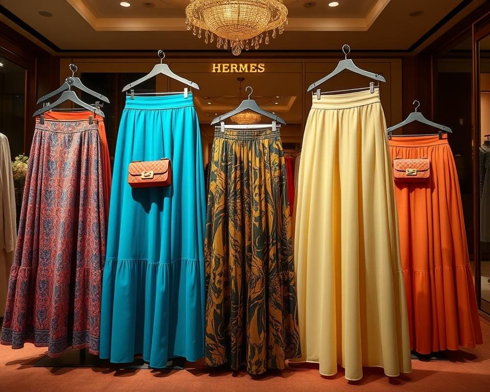 Hermès maxi-rokken: Luxe voor elke gelegenheid