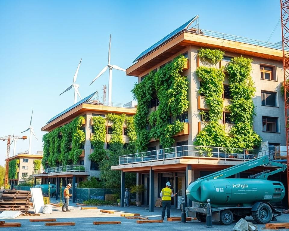 Hoe ondersteunt groene technologie de bouwsector?