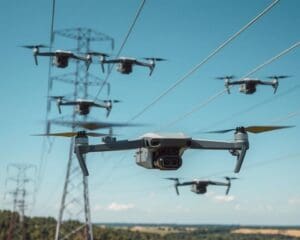 Hoe verbeteren slimme drones de inspectie van hoogspanningslijnen?
