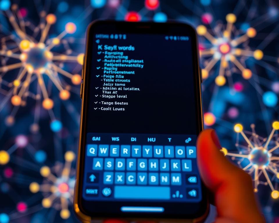 Hoe werkt AI bij predictive text op smartphones?