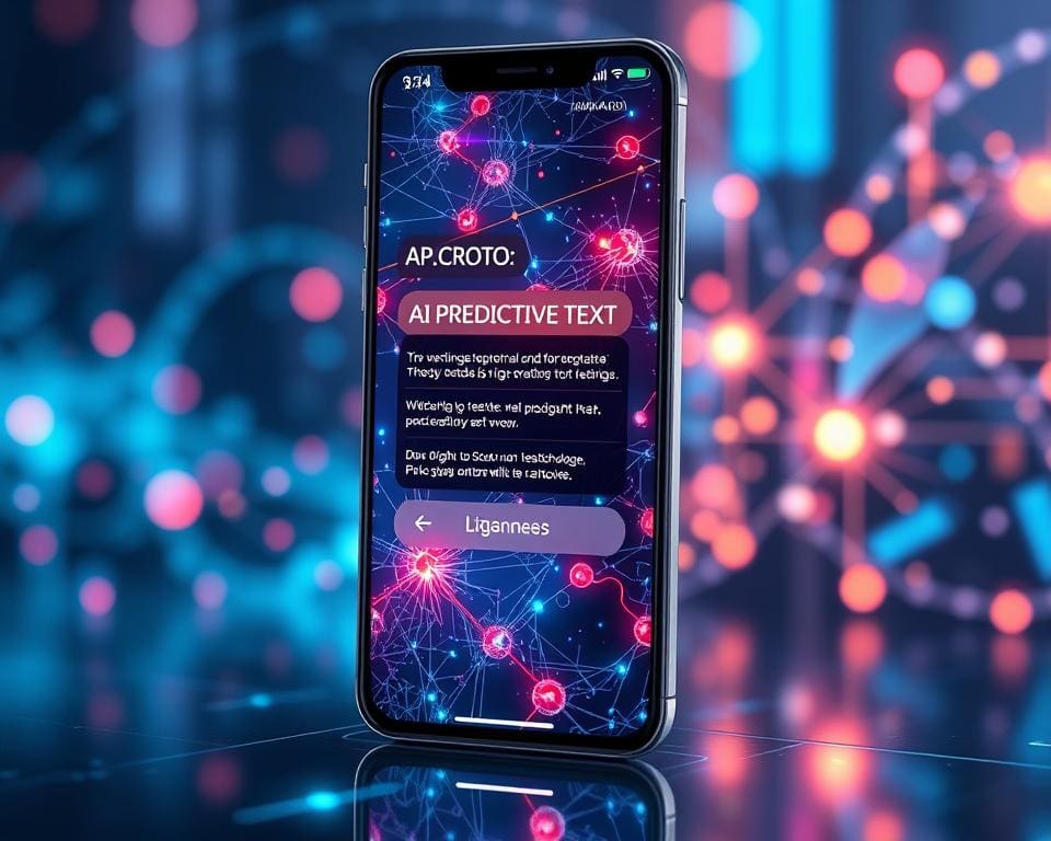 Hoe werkt AI bij predictive text op smartphones?