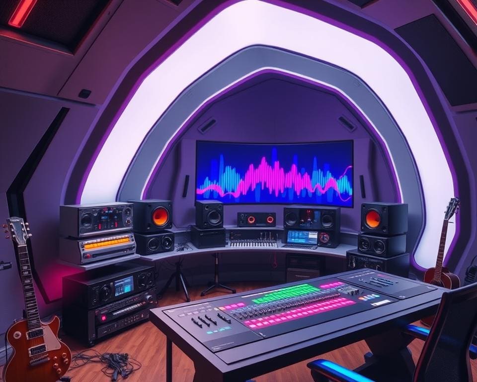 Hoe werkt AI in audioversterkers voor muziekstudio's?