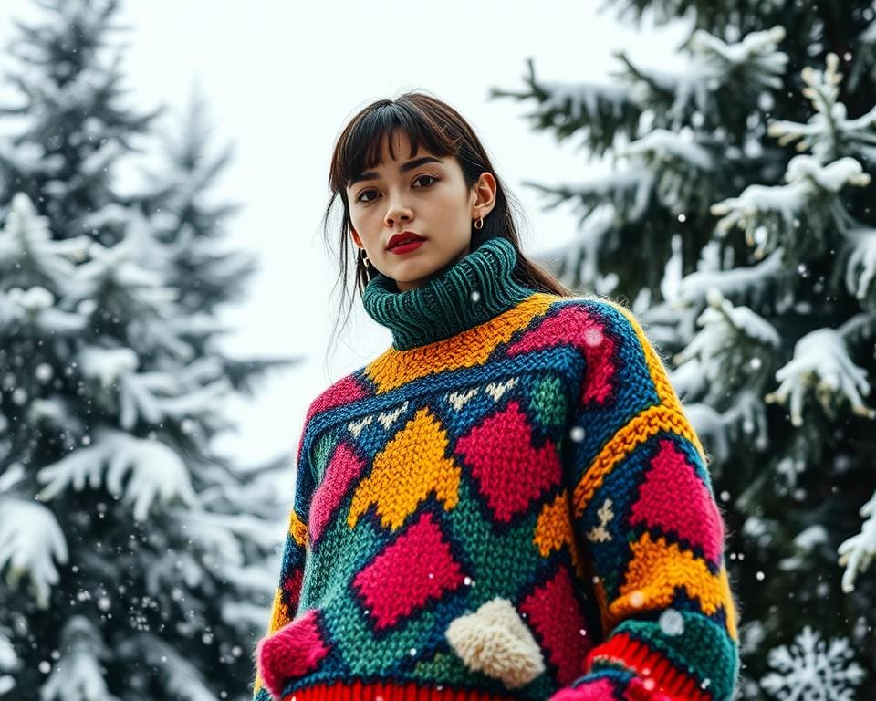 Jacquemus truien speelse winterlook