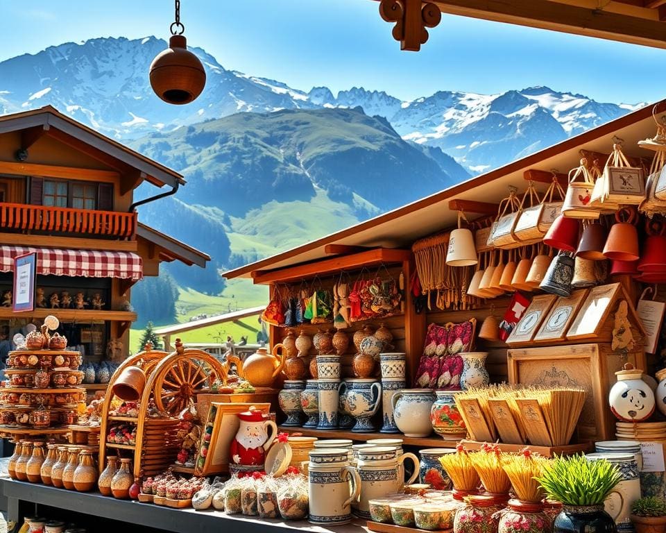 Souvenirs uit de Alpen