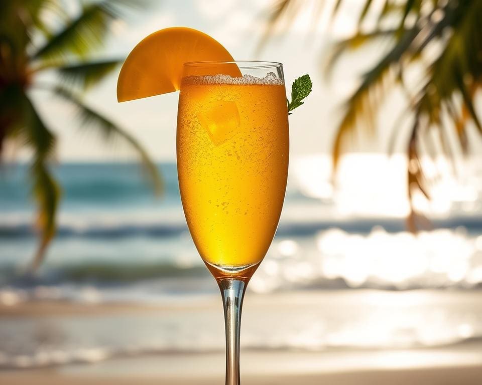 Sparkling Mango Bellini: Tropisch en bruisend