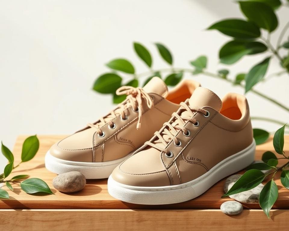 Stella McCartney leren sneakers: Duurzaam en trendy