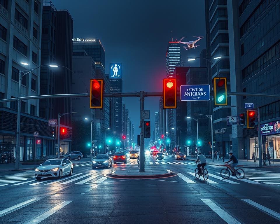 Verkeersveiligheidstechnologie in actie